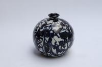 Jarron en ceramica japonesa esmaltada 